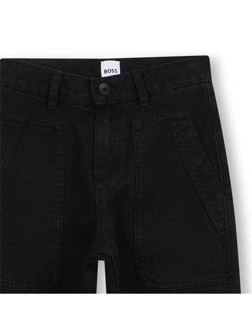 Jeans nero con tache HUGO BOSS | J52300NERO